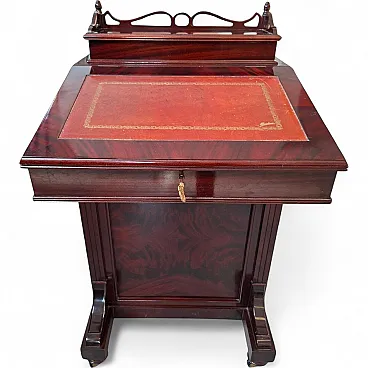 Davenport mahogany writing desk, 1980s