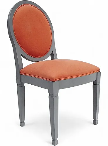 Sedia da scrivania Medaillon arancione di Gunter Lambert, anni '80