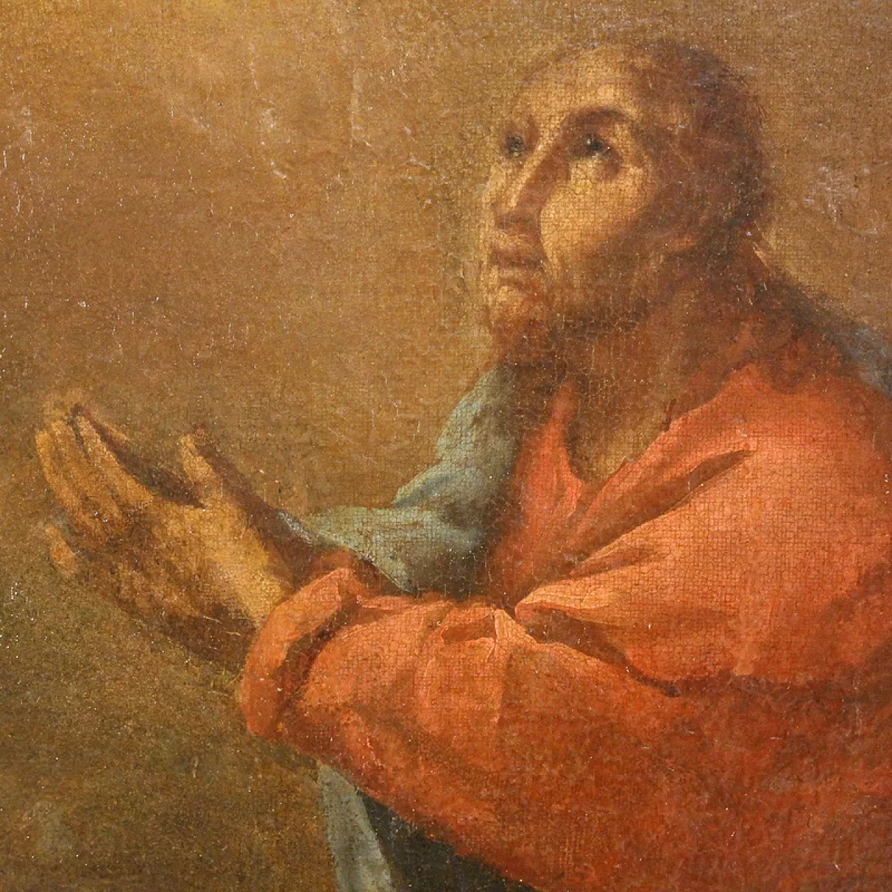 Italian painting Christ in the Garden of Olives, 17th century 14