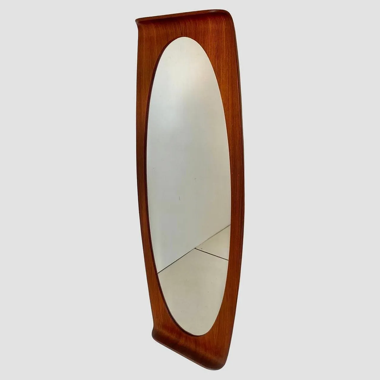 Specchio da parete degli anni 50 in palissandro, Campo e Graffi 13