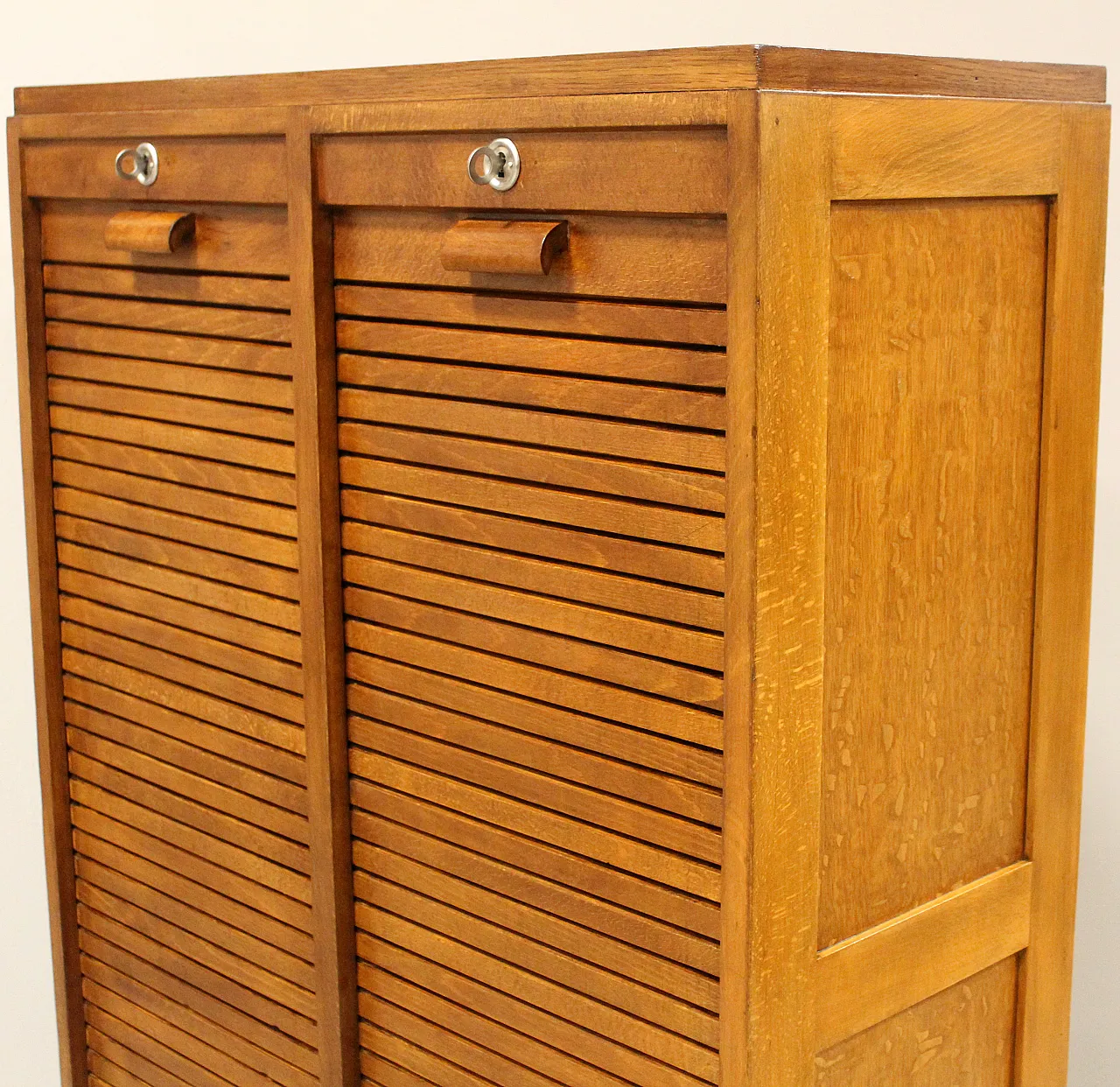 Archive filing cabinet with shutter, early 20th century 10
