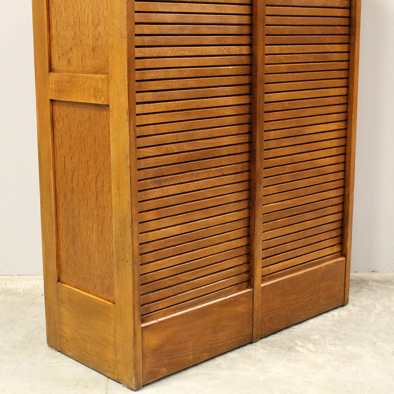 Archive filing cabinet with shutter, early 20th century 11