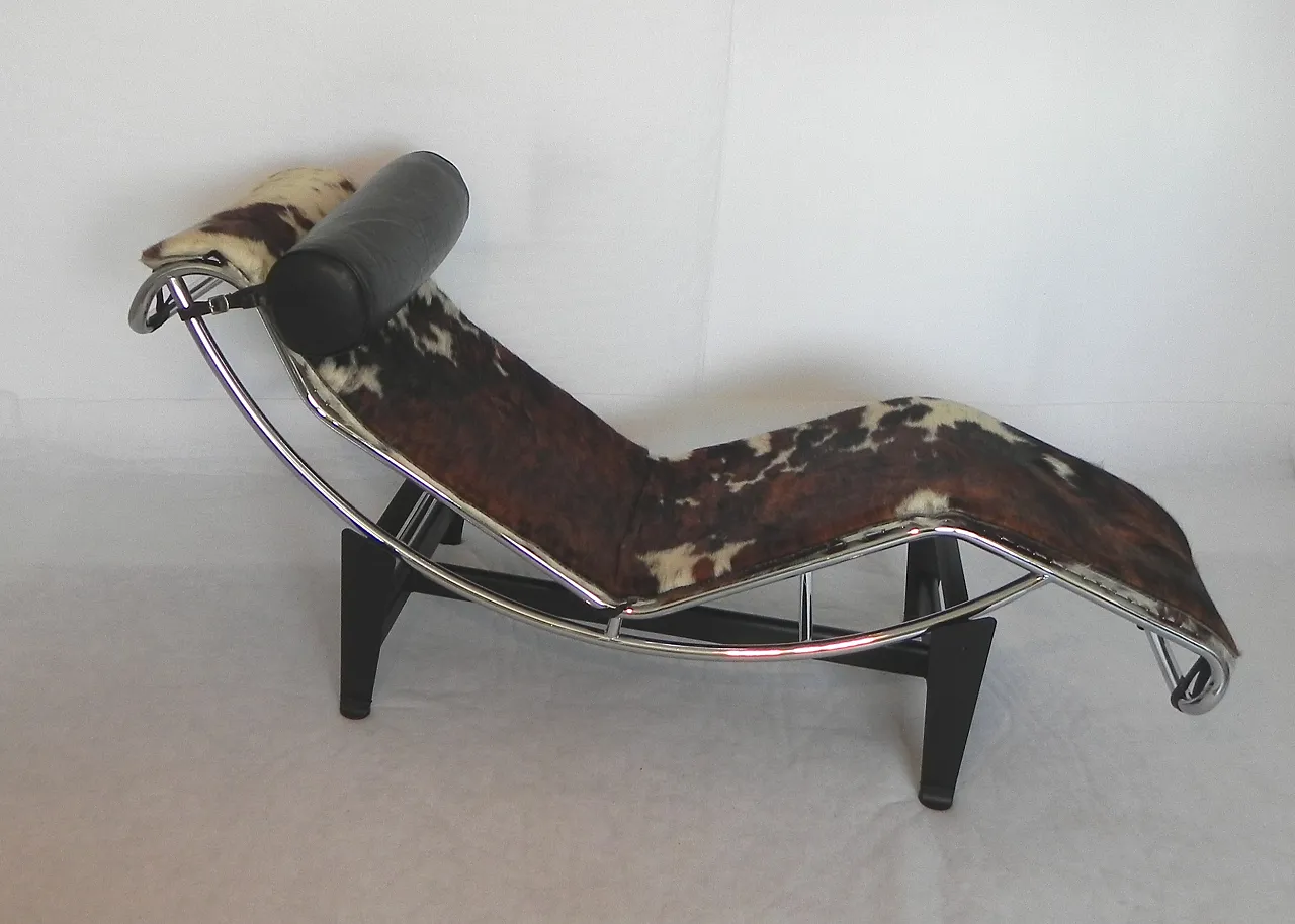 Bauhaus style chaise longue, 90s 3