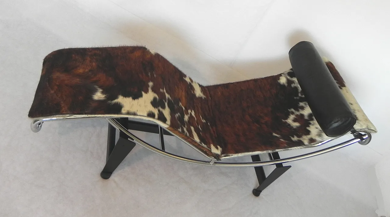 Bauhaus style chaise longue, 90s 7