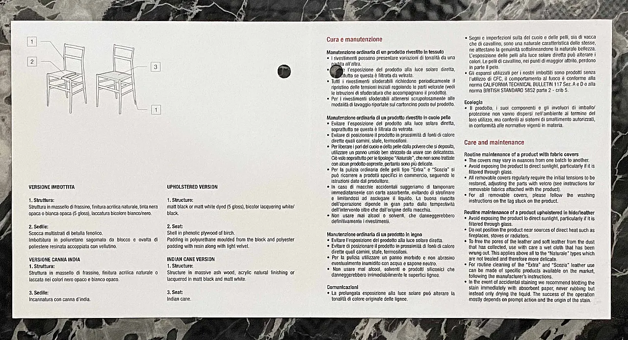 Coppia di sedie Superleggera di Gio Ponti per Cassina , anni 2000 27