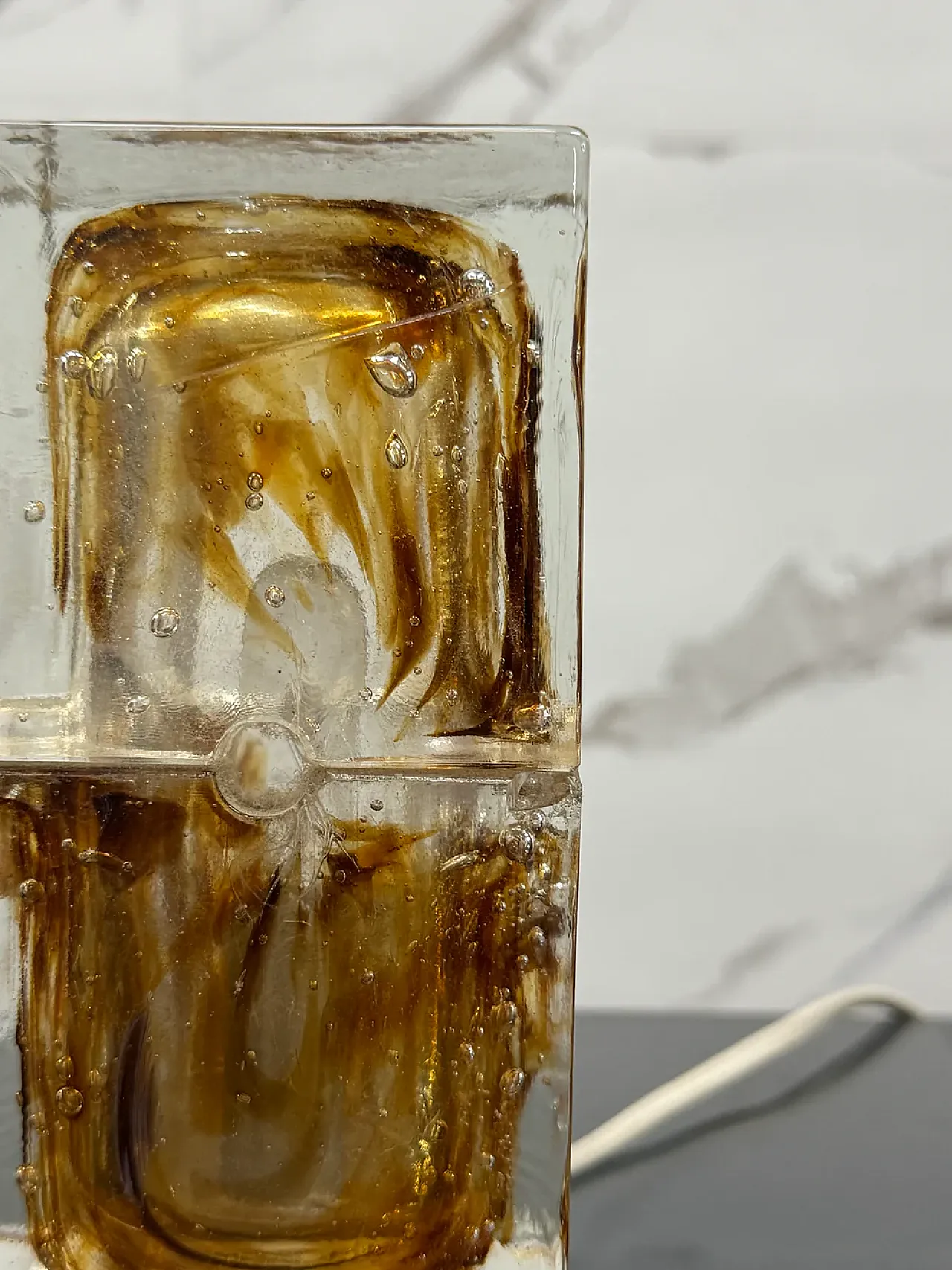 Pair of Cube table lamps, 1970s 9