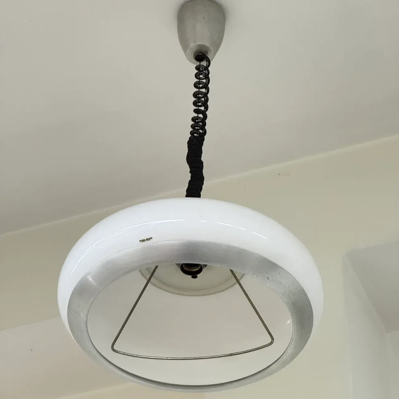 Space Age pendant lamp by Stilux Milan, 1970s 1