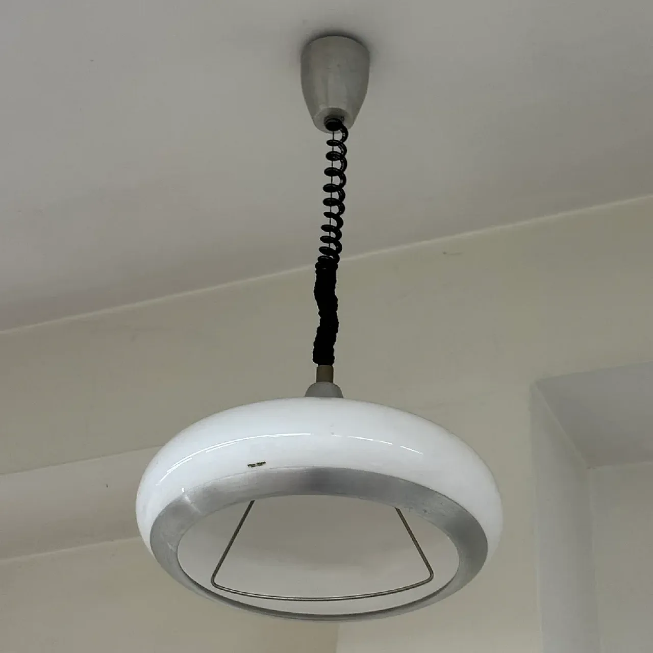 Space Age pendant lamp by Stilux Milan, 1970s 4