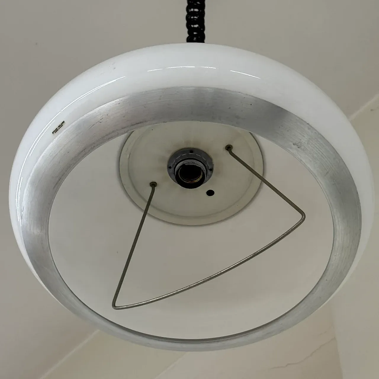 Space Age pendant lamp by Stilux Milan, 1970s 5