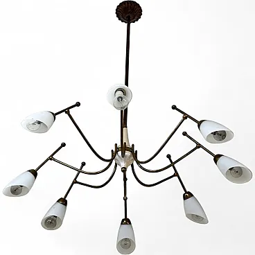 Stilnovo chandelier, 1960s