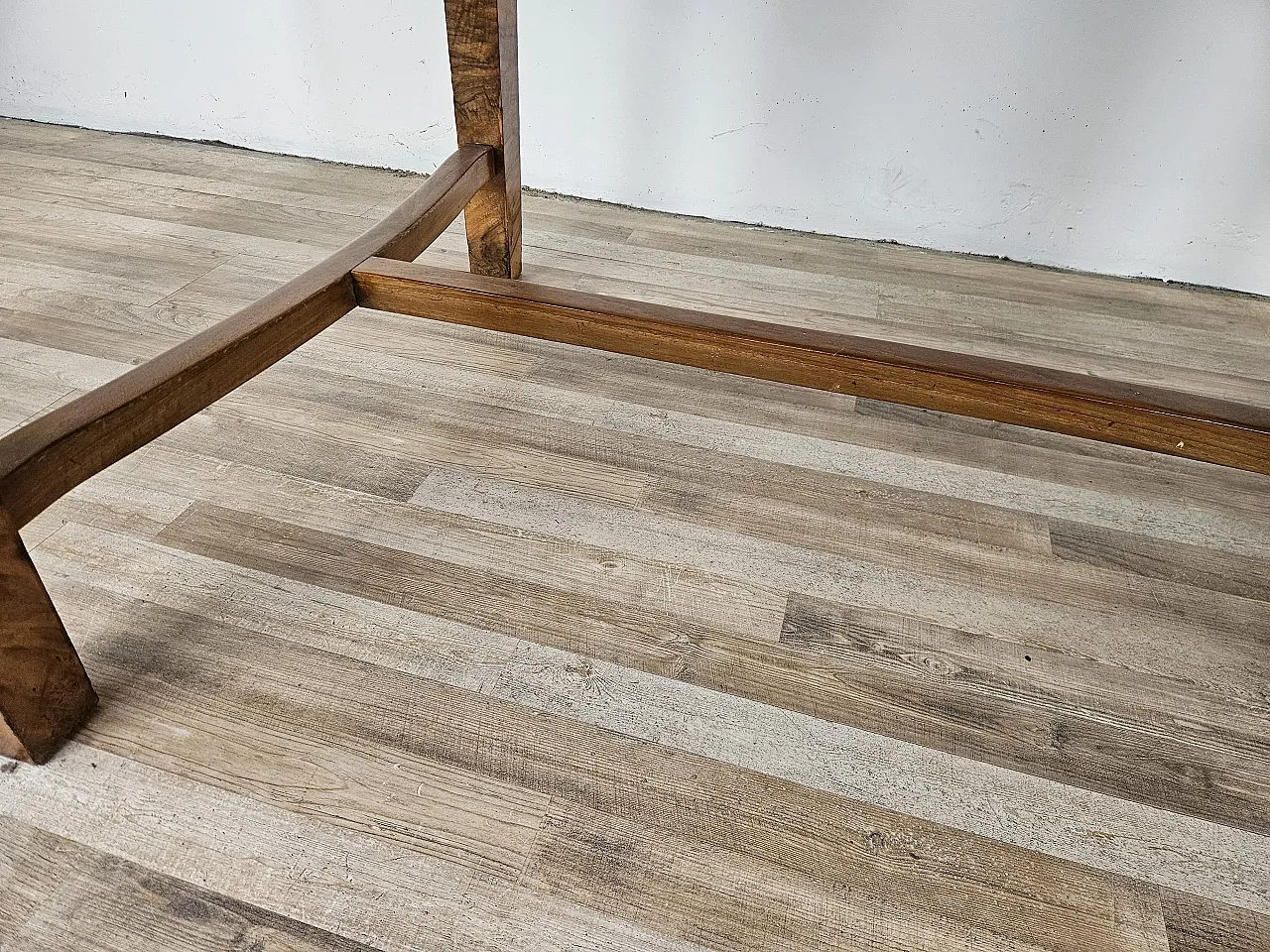 Art Deco table in olive root, 40s 19