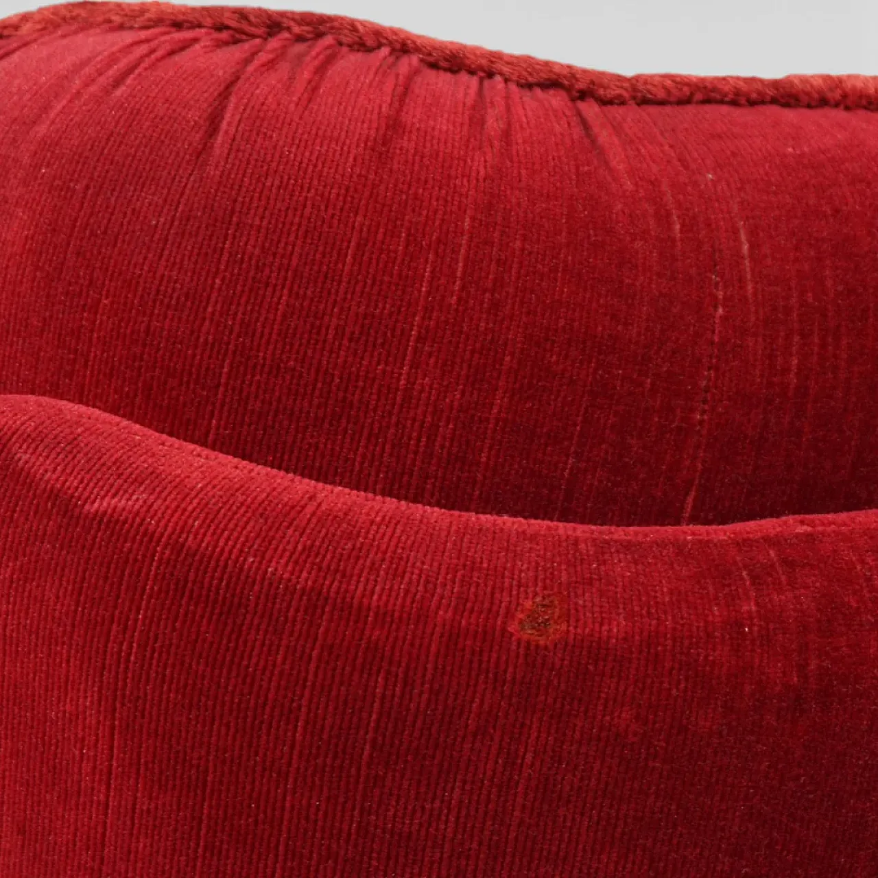 Hollywood Regency red lounge chair in Art Deco style, 1940s 13