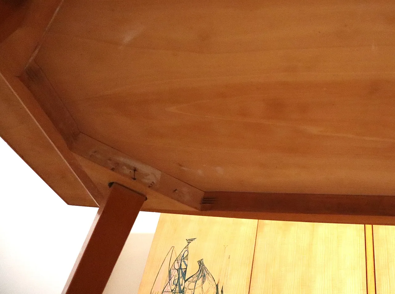 Mid-Century Modern table with 6 chairs by Vittorio Dassi, 1950s 11