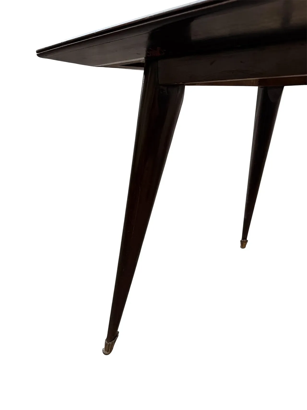 Dining table with 6 chairs, 1950s 12