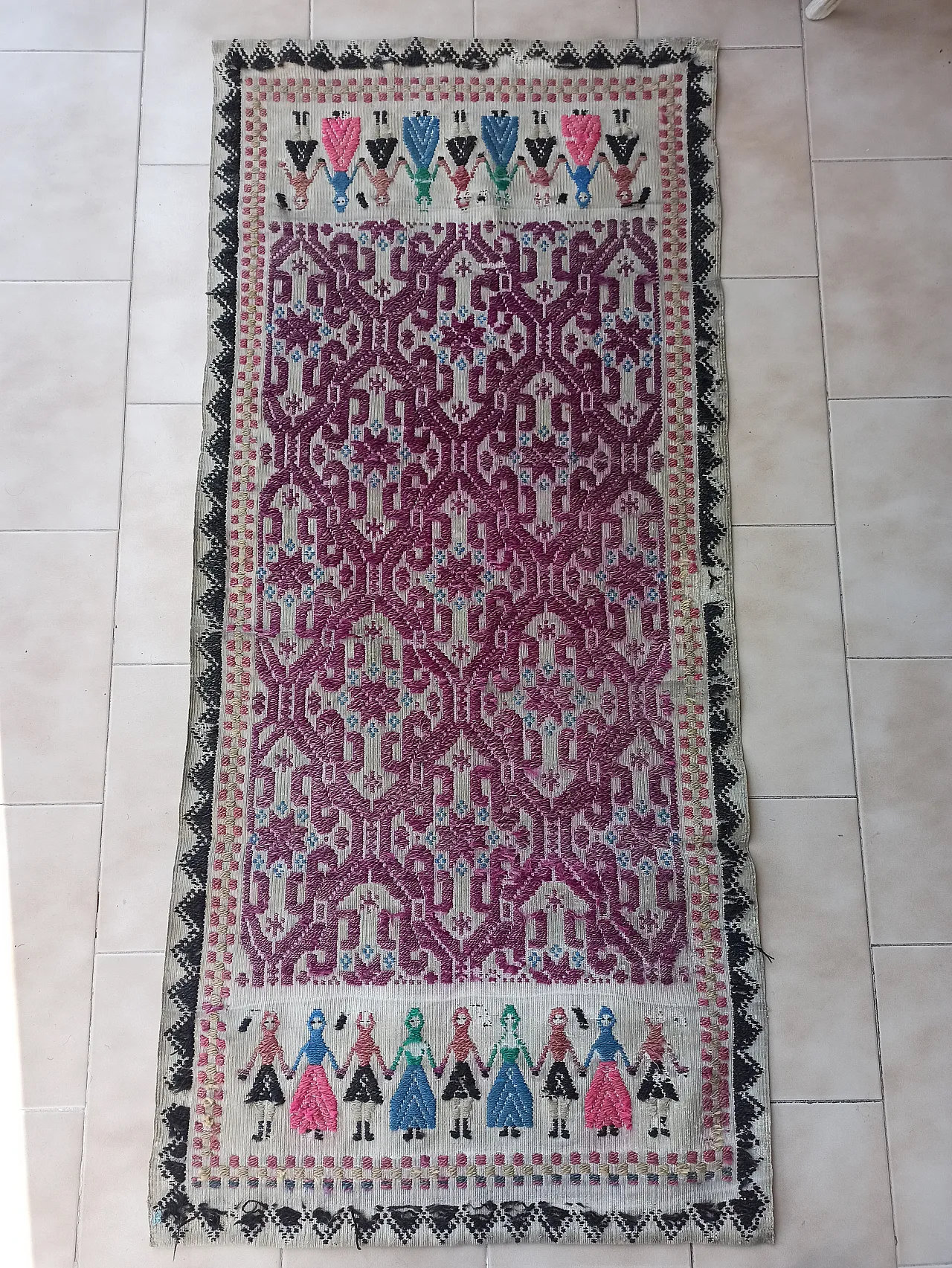 Sardinian Chest Cover Rug, 19th century 1