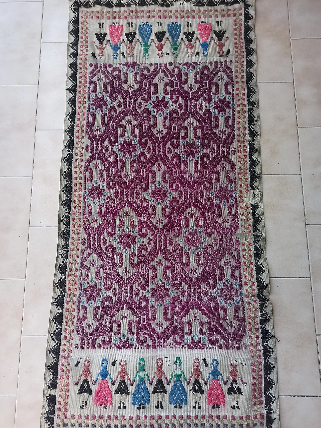 Sardinian Chest Cover Rug, 19th century 2