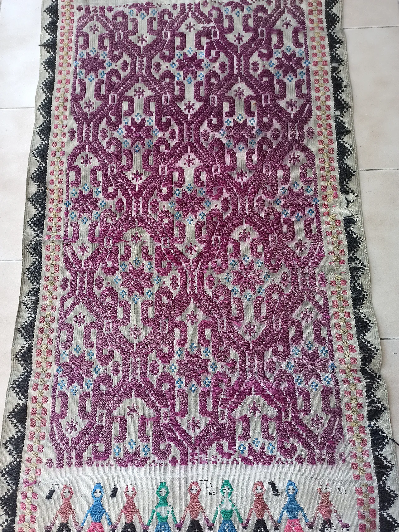 Sardinian Chest Cover Rug, 19th century 4