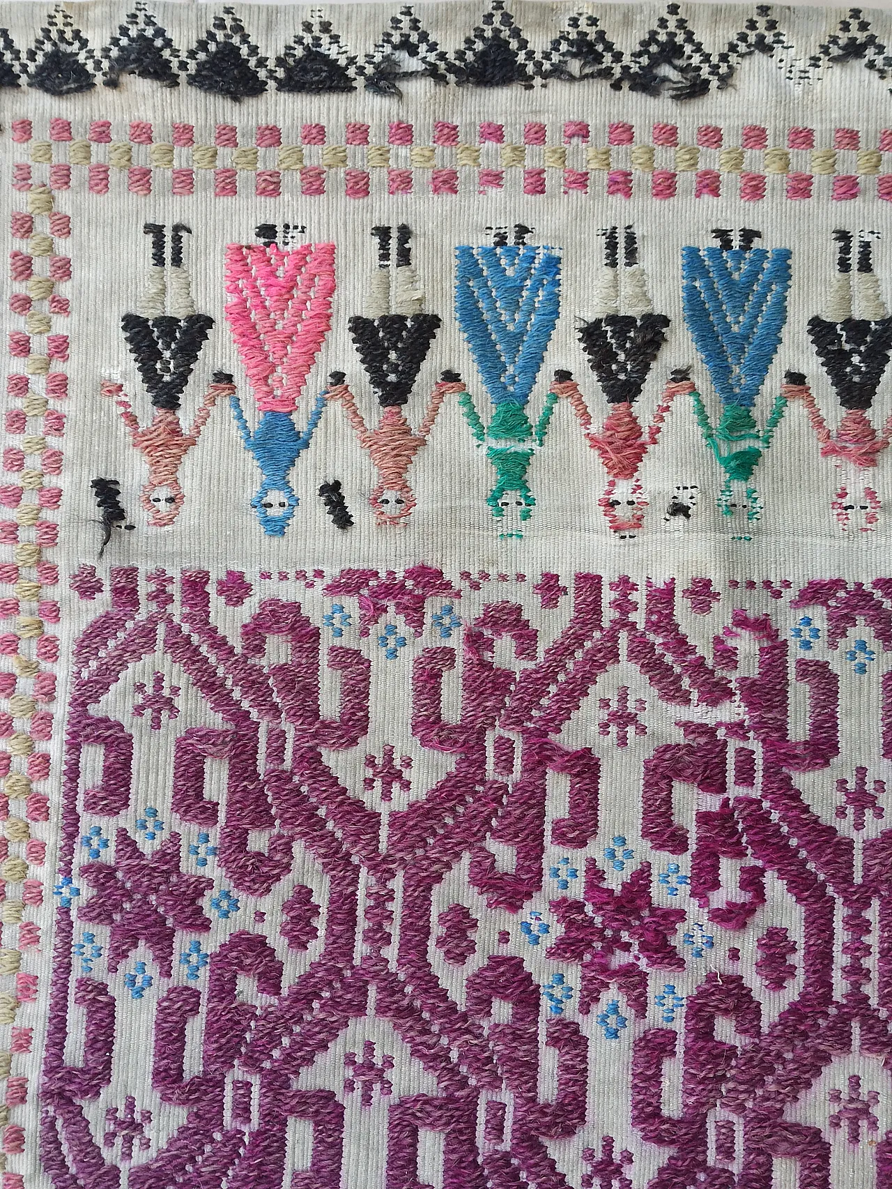 Sardinian Chest Cover Rug, 19th century 6