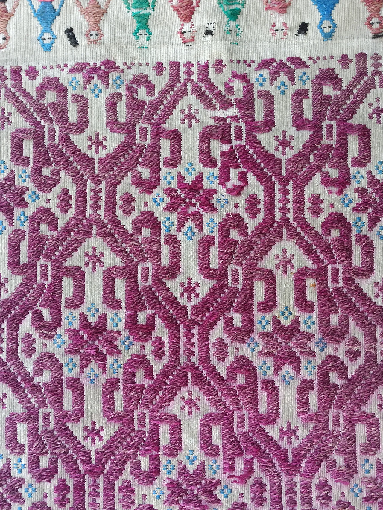 Sardinian Chest Cover Rug, 19th century 8