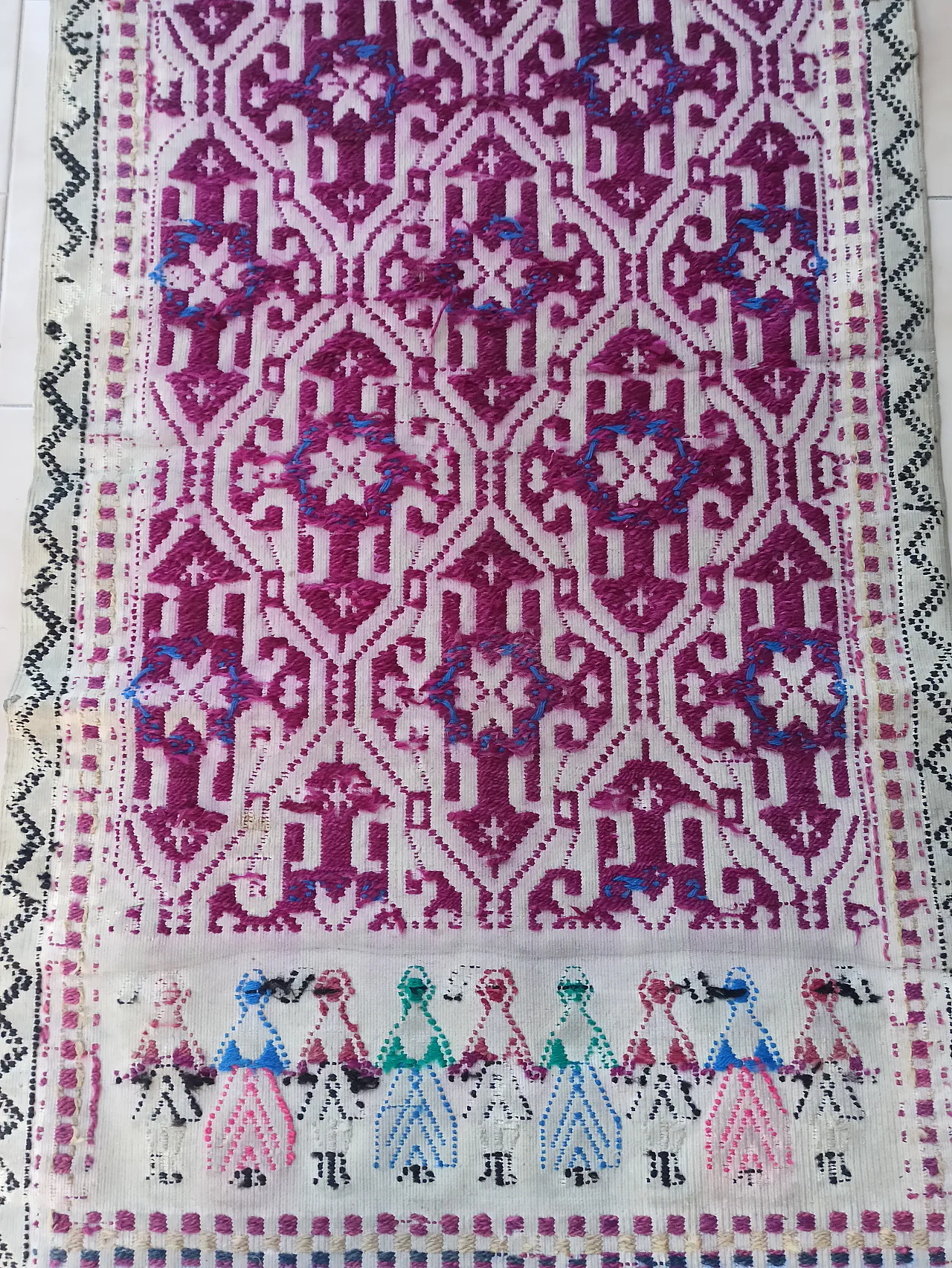 Sardinian Chest Cover Rug, 19th century 12