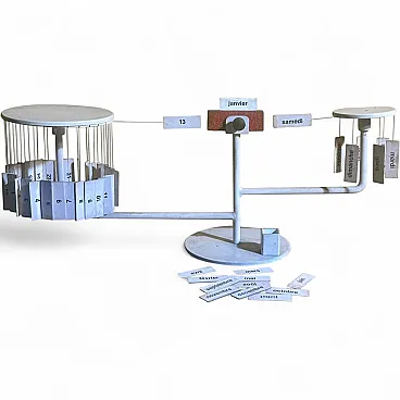 Perpetual Magnetic Tite Calendar by Paolo Tilche for Arform, 1950s