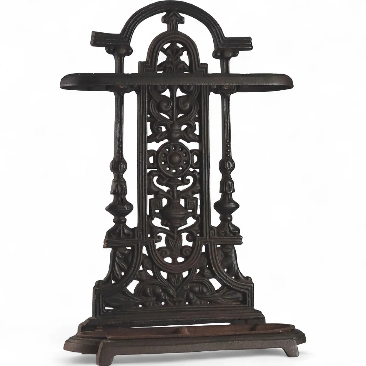 Cast iron umbrella stand, 20th century 7