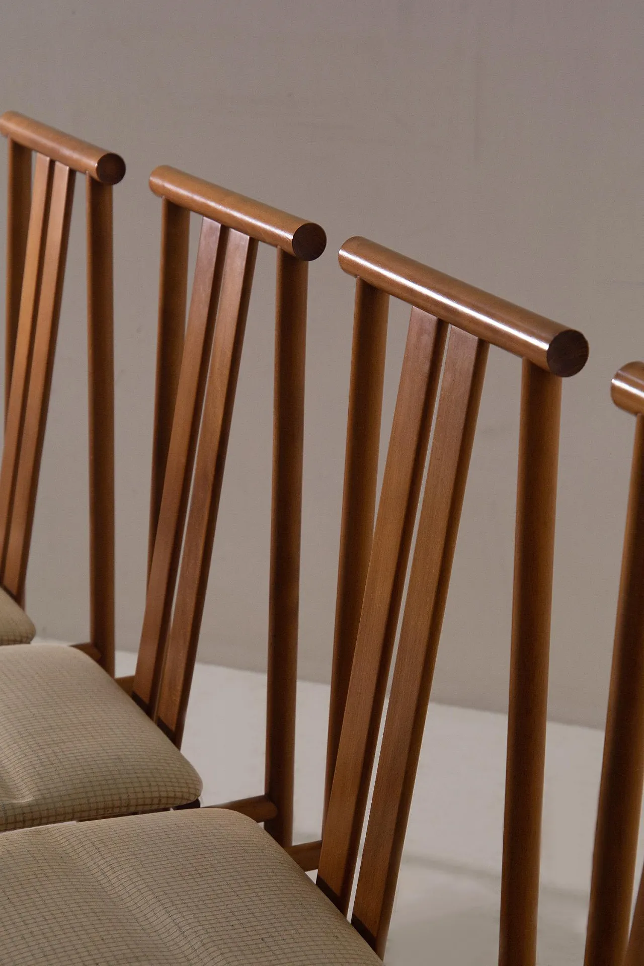 8 Zea Dining Chairs by Annig Sarian for T70, 1980s 3