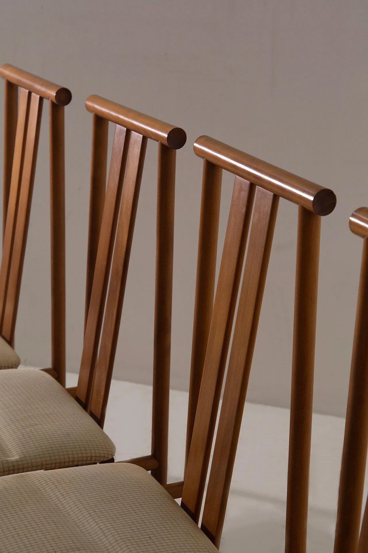 8 Zea Dining Chairs by Annig Sarian for T70, 1980s 12