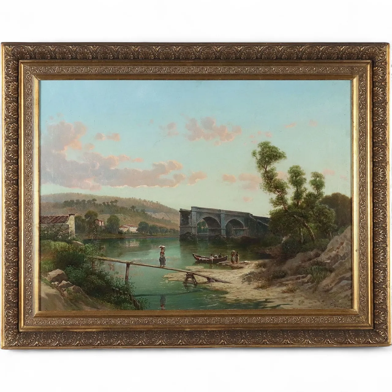 Emilio Donnini, olio su tela, '800 11