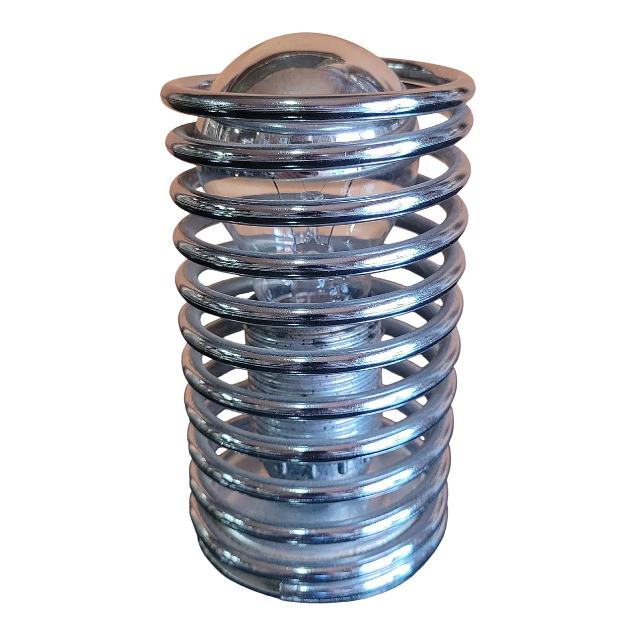 Lampada da tavolo in metallo cromato Massive, Belgio, anni '90 1