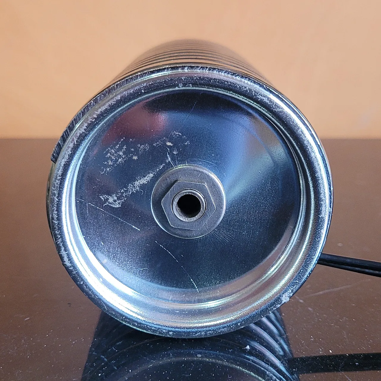 Lampada da tavolo in metallo cromato Massive, Belgio, anni '90 7