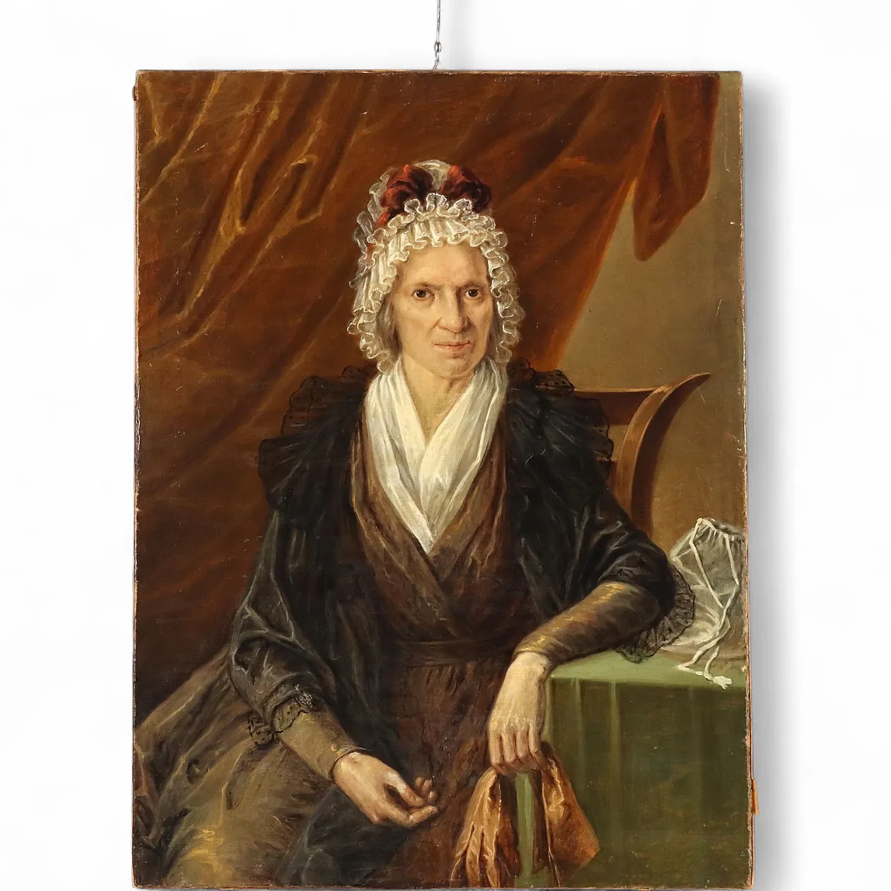 Ritratto di donna, olio su tela, '800 11