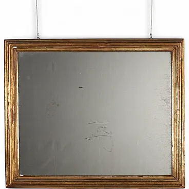 Specchio con cornice La Mecca modanata e dorata, '800