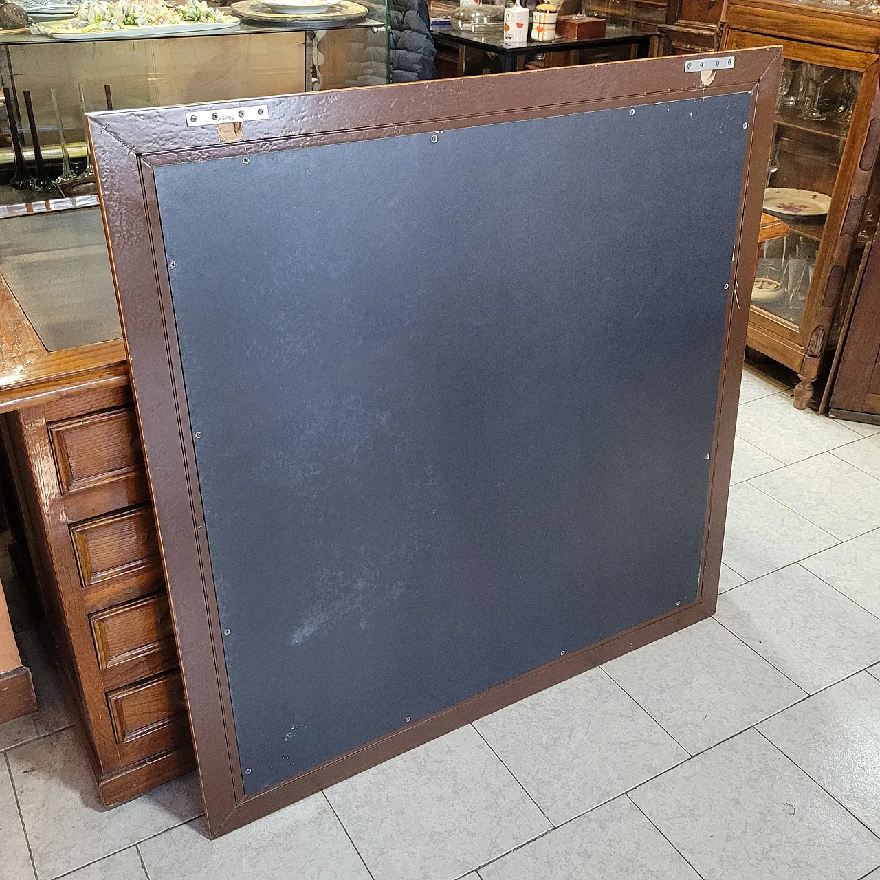 Specchiera in radica di tuia Veca, Italia, degli anni '60 4