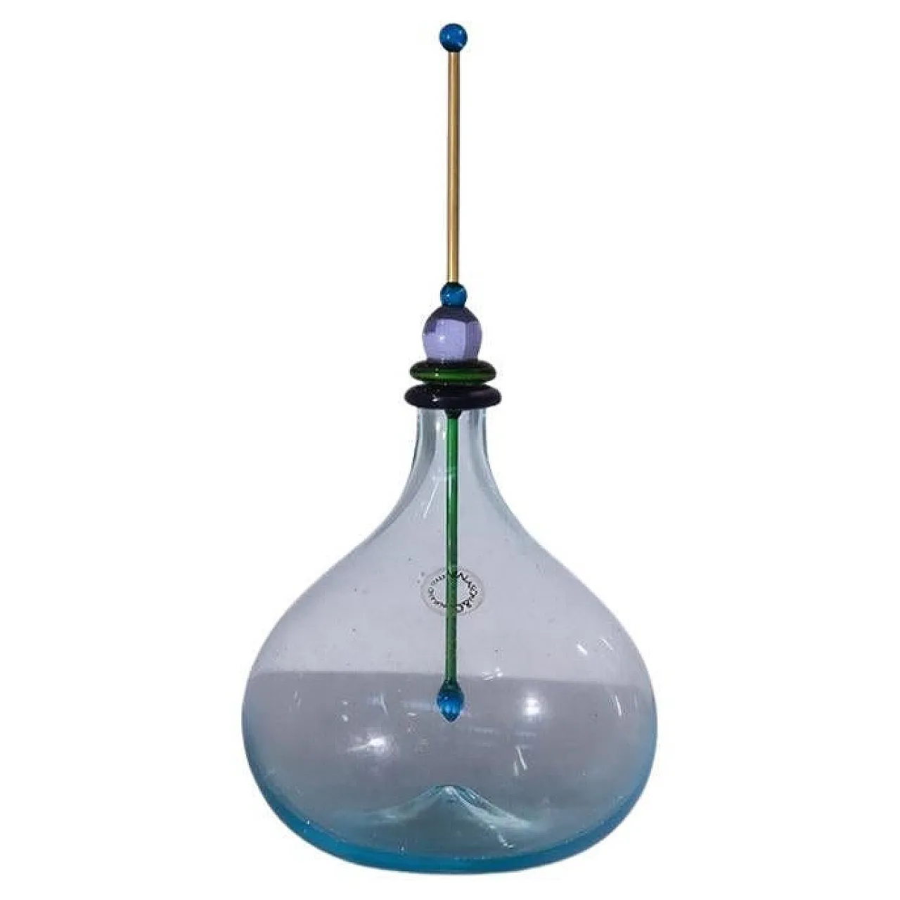 Artistic bottle with Murano glass by Carlo Nason, late 20th century 1