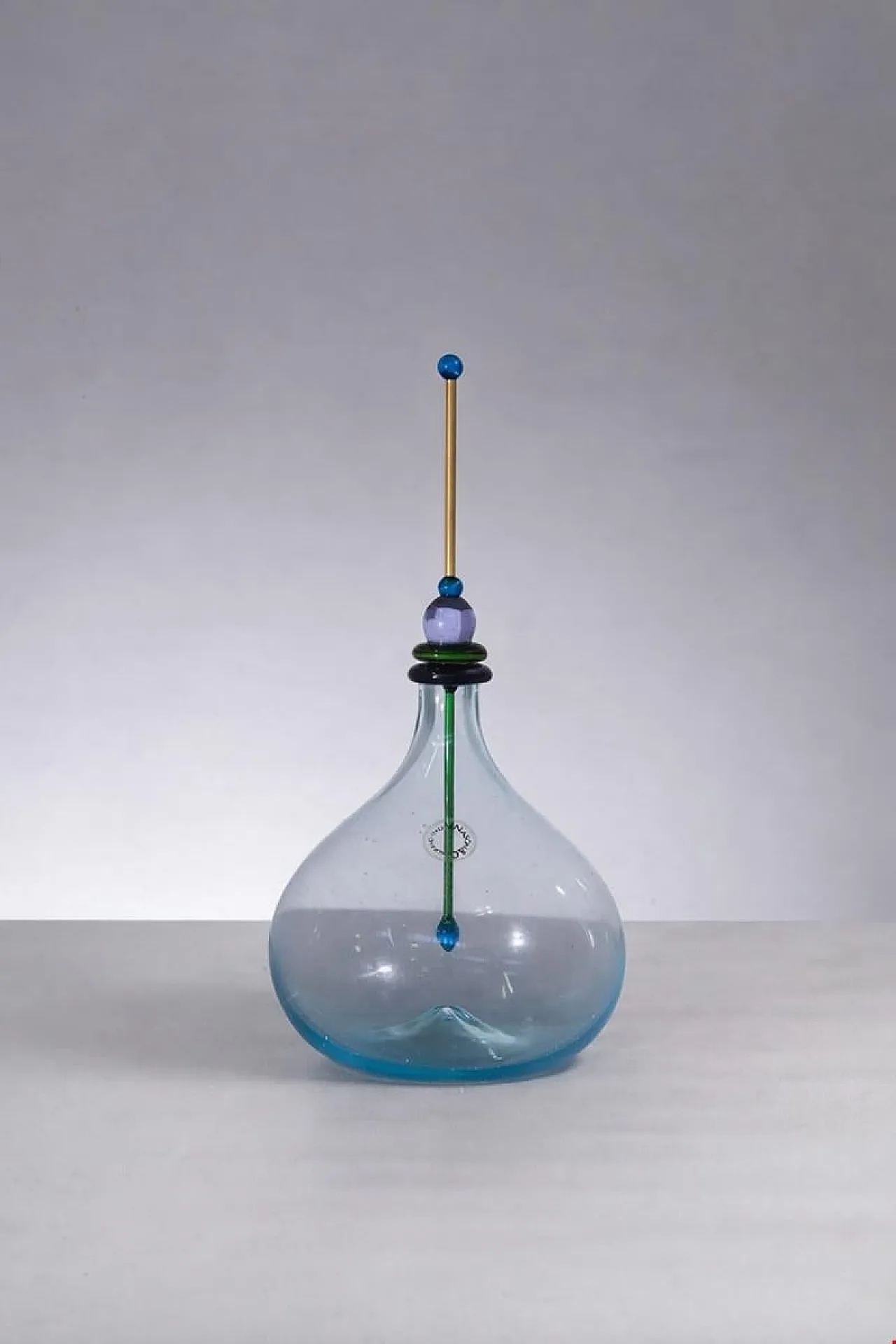 Artistic bottle with Murano glass by Carlo Nason, late 20th century 3