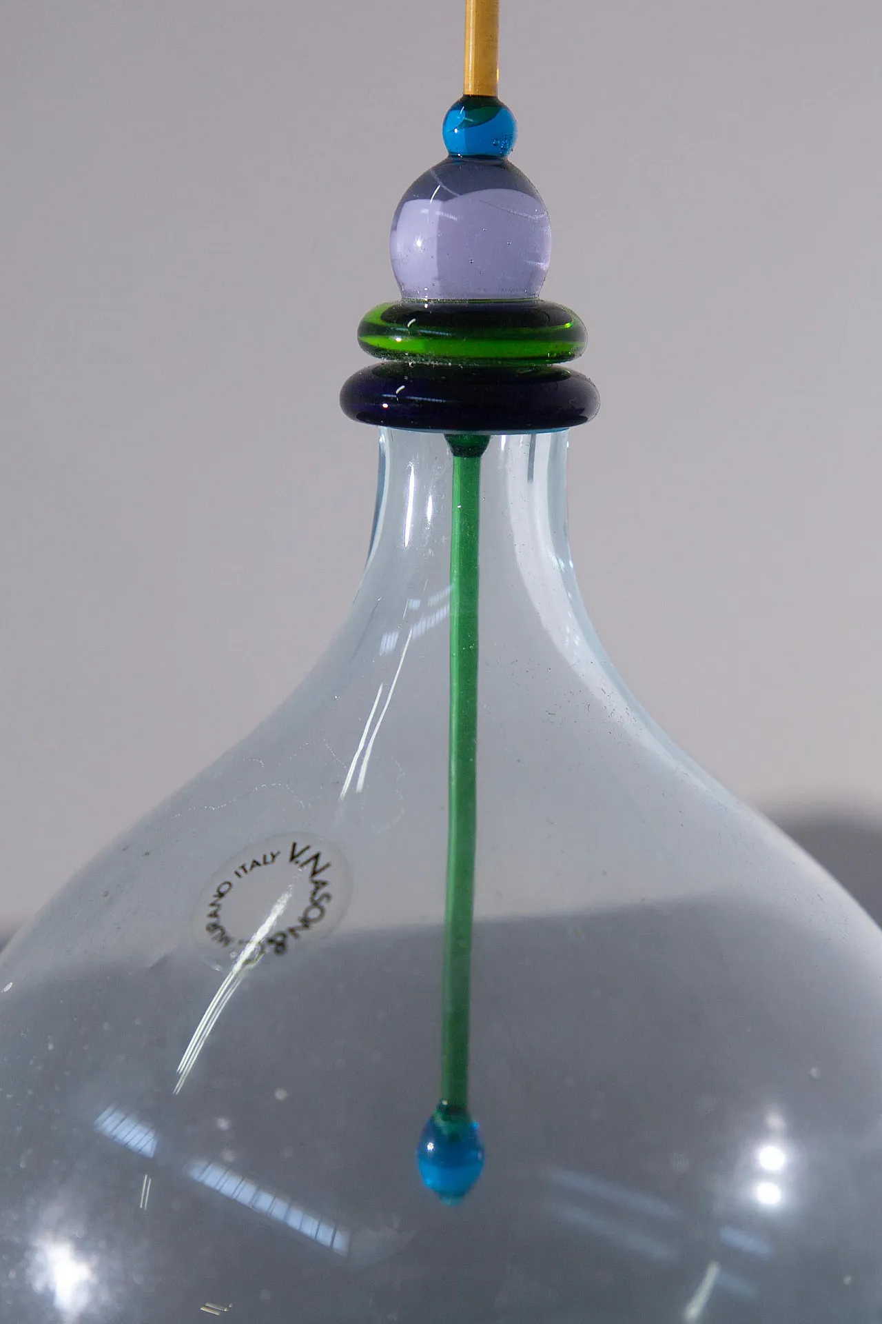 Artistic bottle with Murano glass by Carlo Nason, late 20th century 10