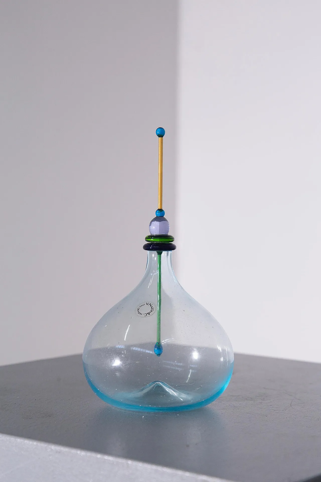 Artistic bottle with Murano glass by Carlo Nason, late 20th century 11