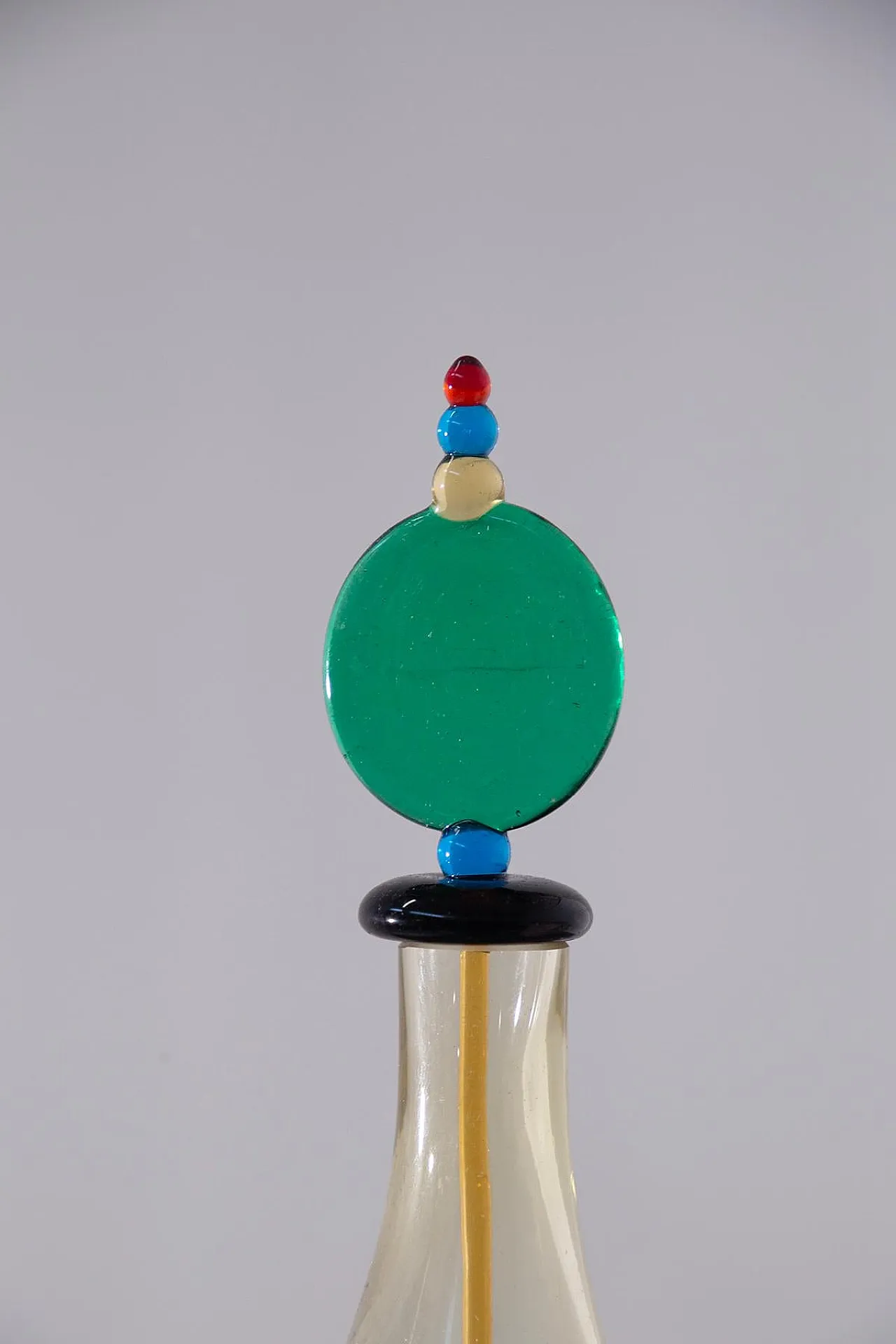 Artistic bottle in Murano glass by Carlo Nason, late 20th century 2