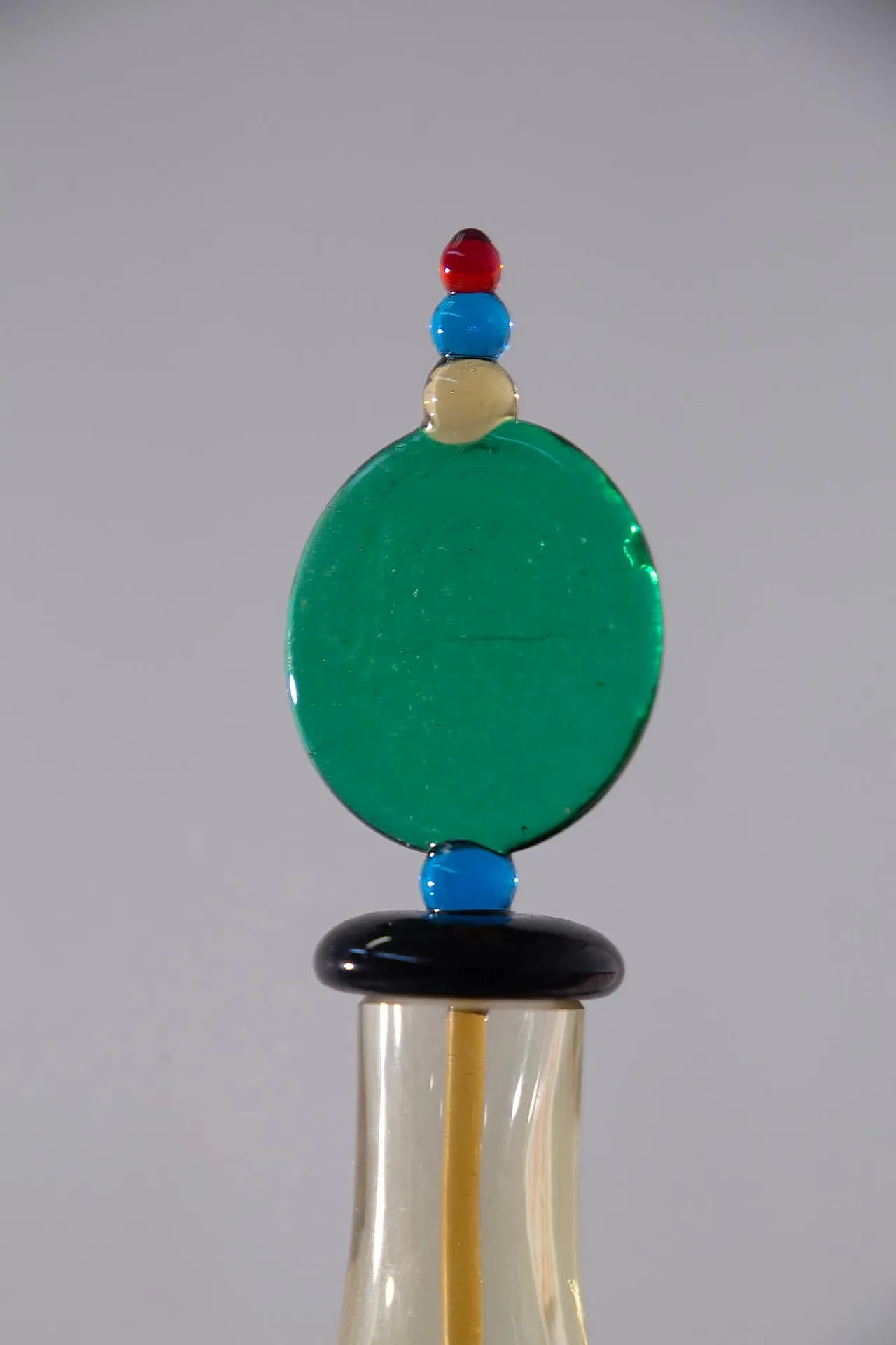 Artistic bottle in Murano glass by Carlo Nason, late 20th century 6