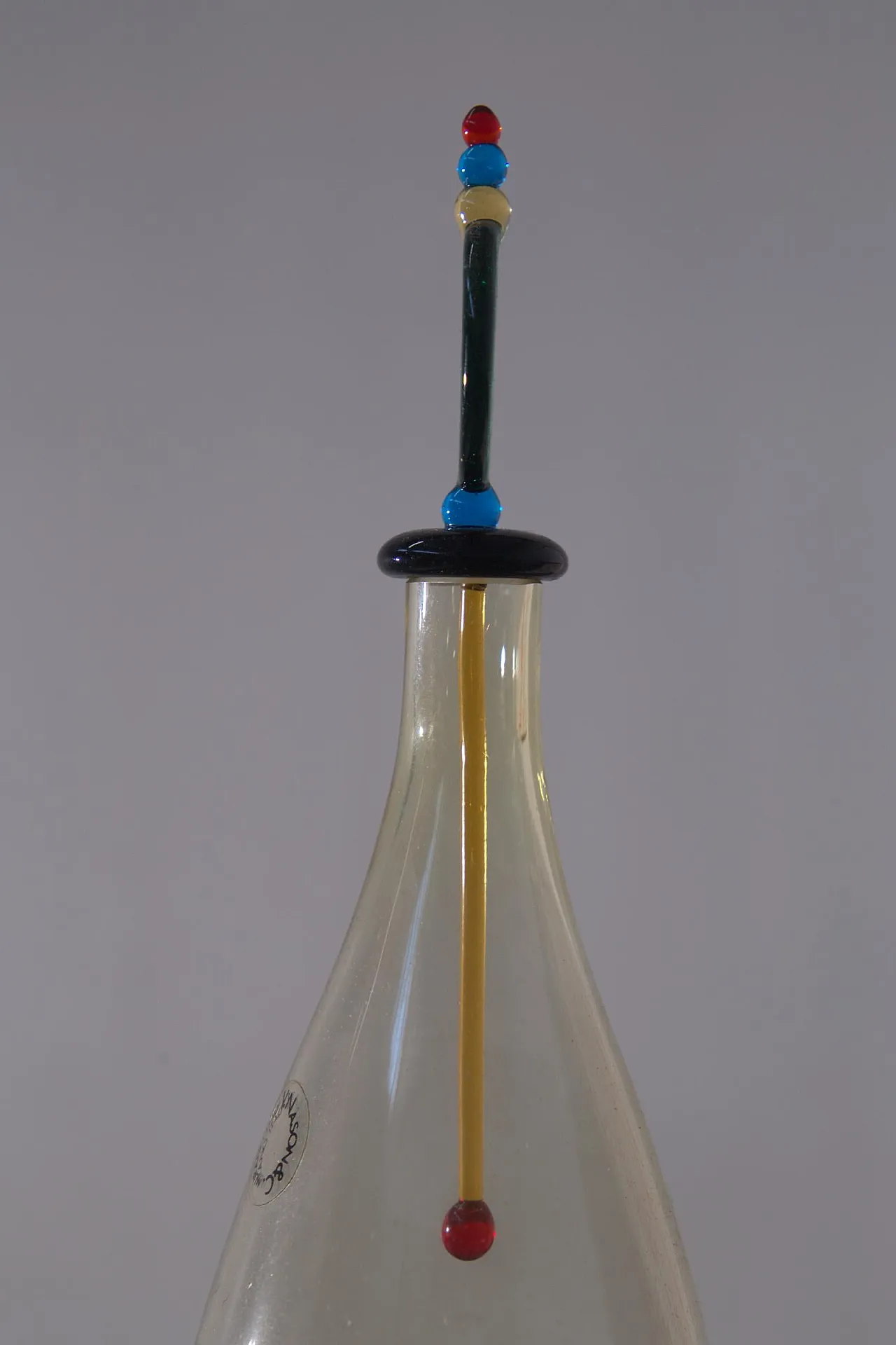 Artistic bottle in Murano glass by Carlo Nason, late 20th century 7