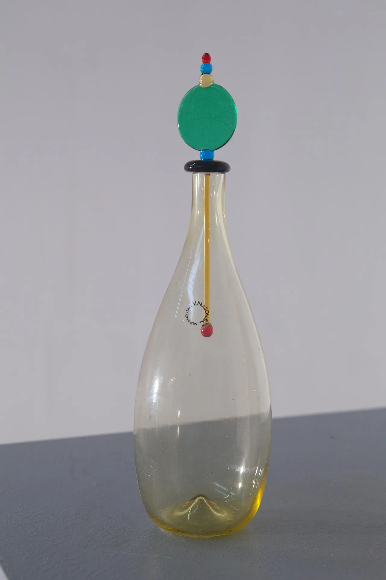 Artistic bottle in Murano glass by Carlo Nason, late 20th century 11