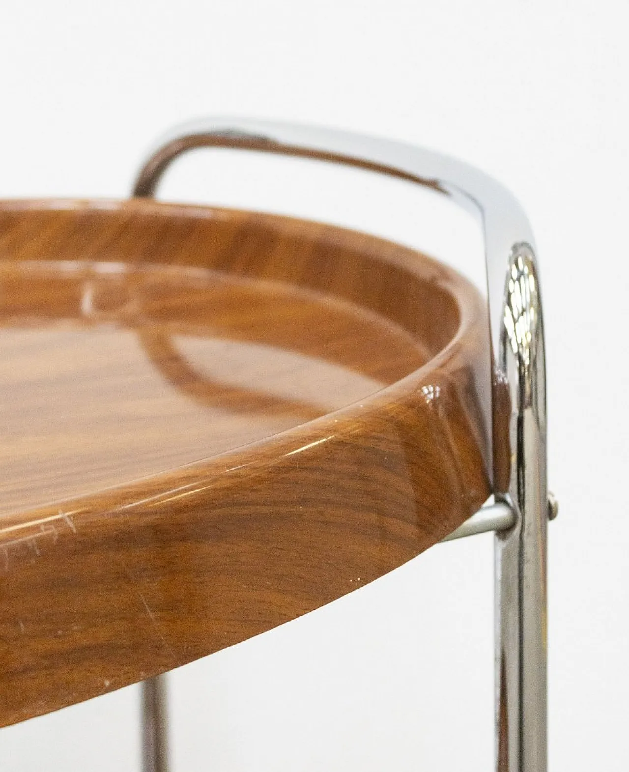 Space Age cart in chromed steel and plastic, 1970s 2