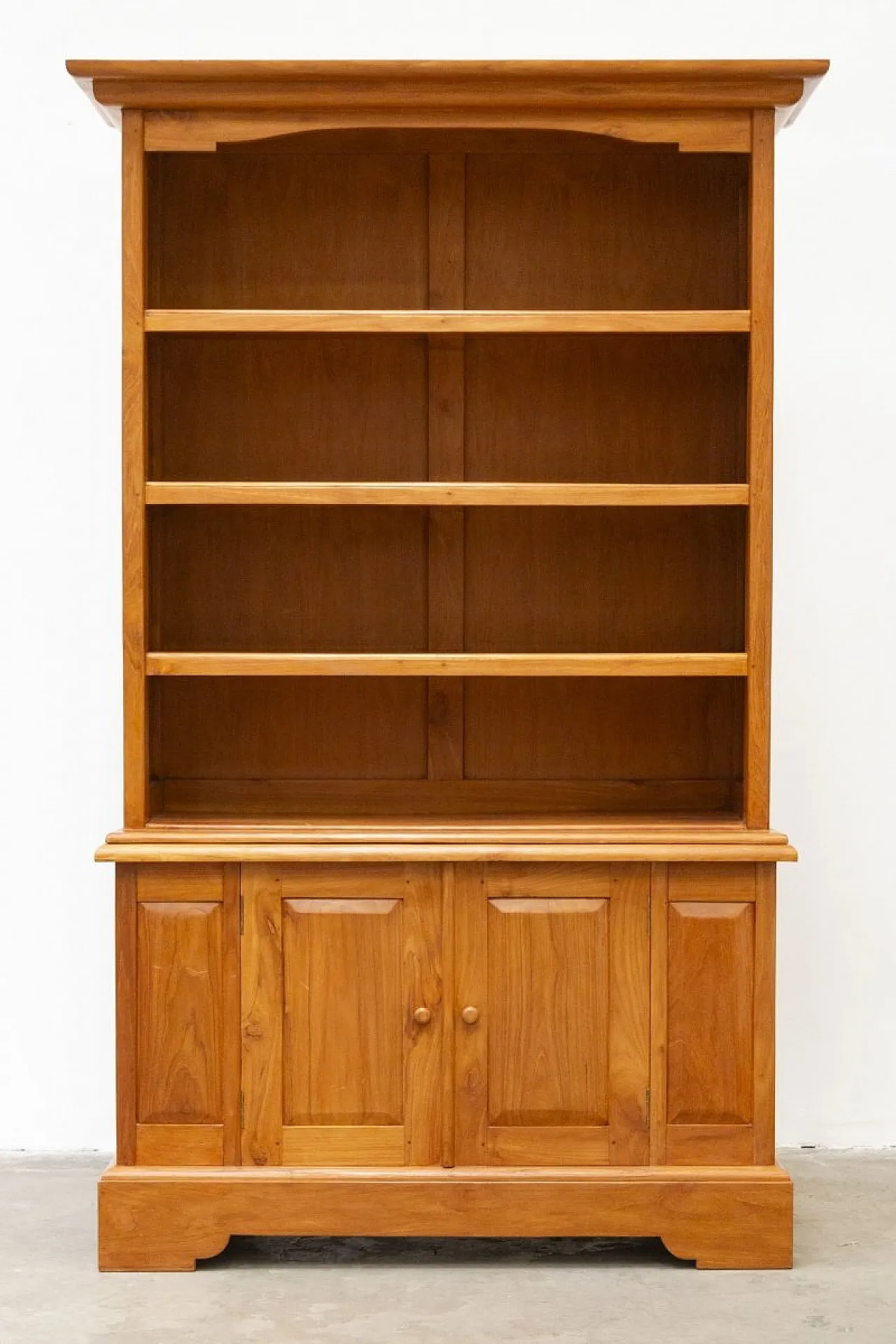 Indonesian bookcase in teak, 2000s 1