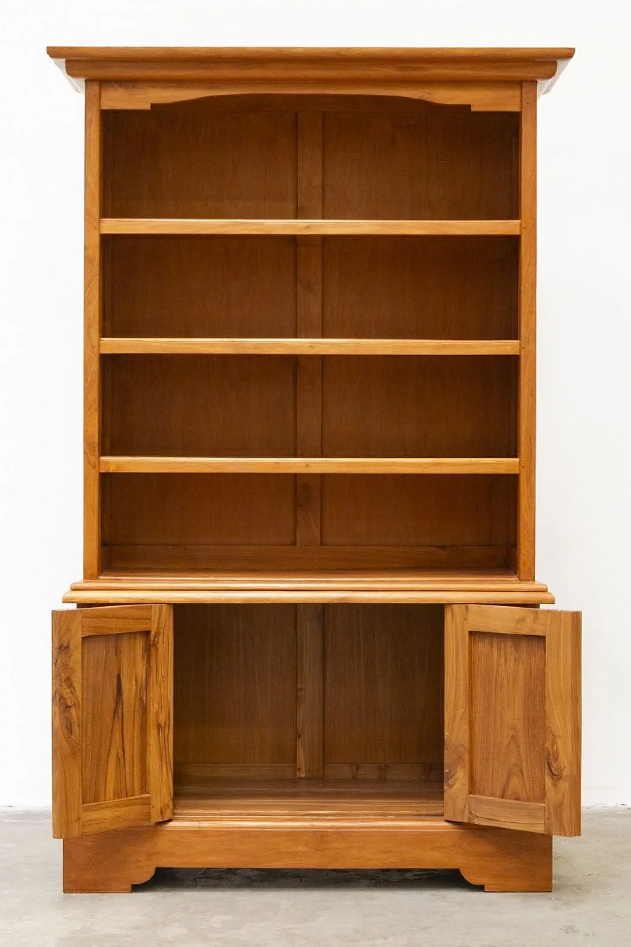 Indonesian bookcase in teak, 2000s 8