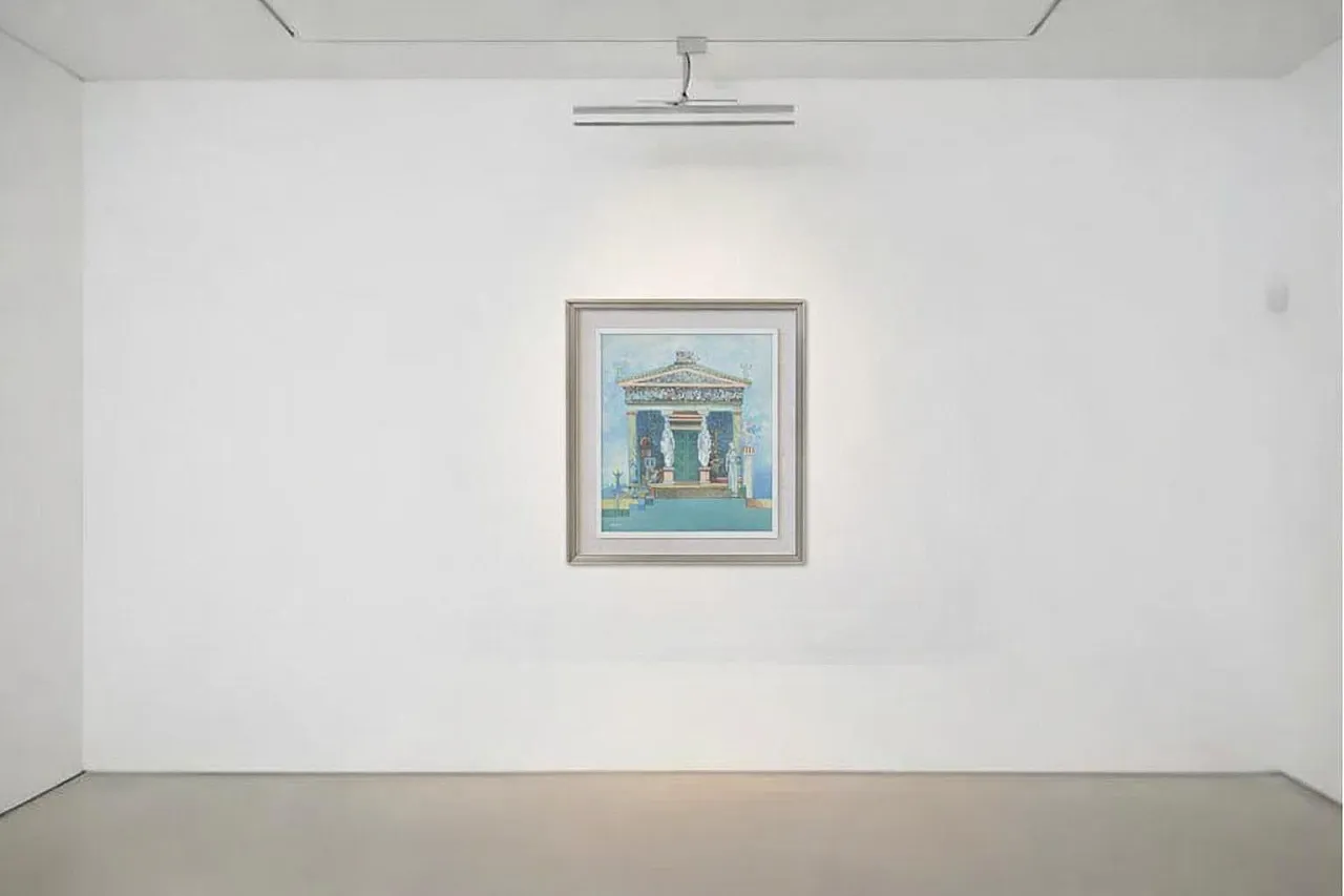 The Treasure of Siphnos, material painting with relief, 1990s 2