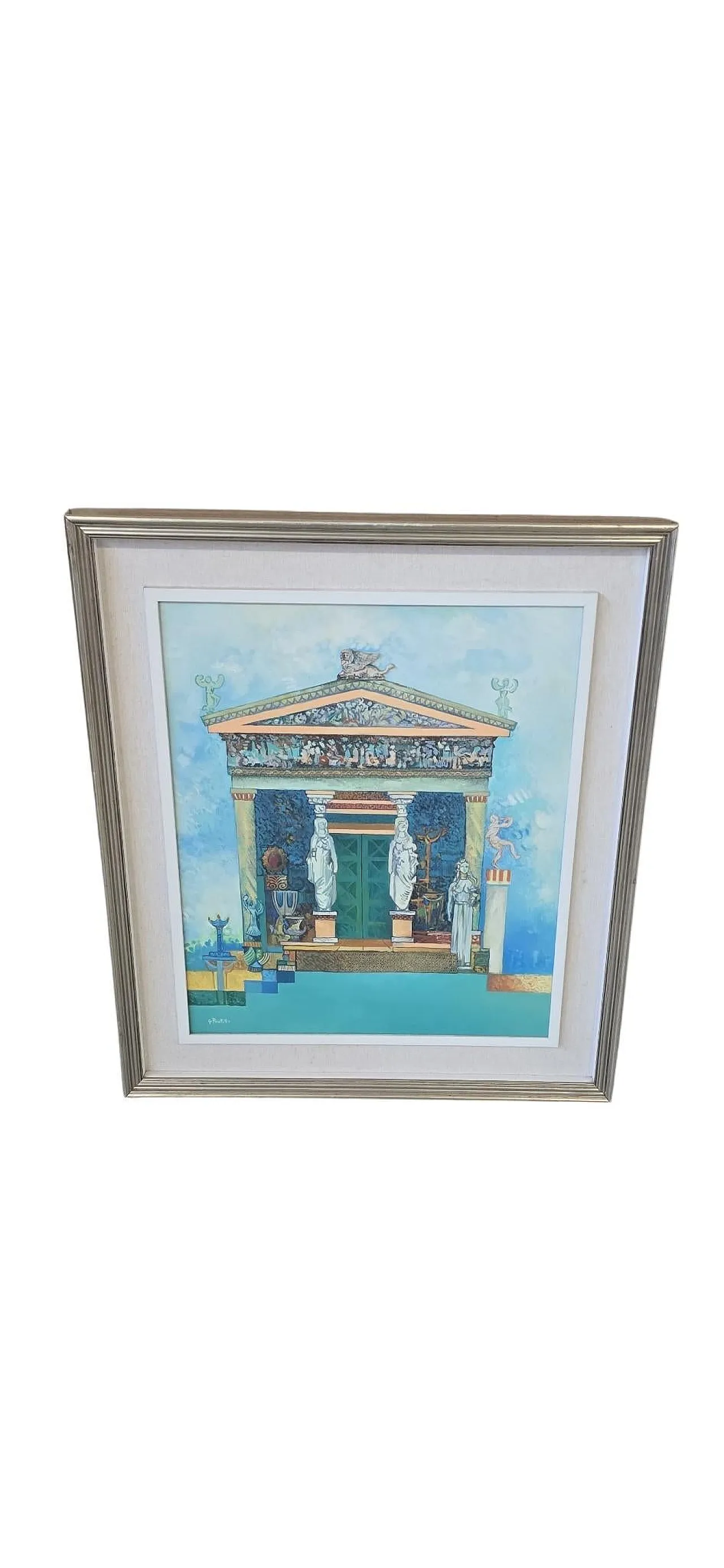 The Treasure of Siphnos, material painting with relief, 1990s 11