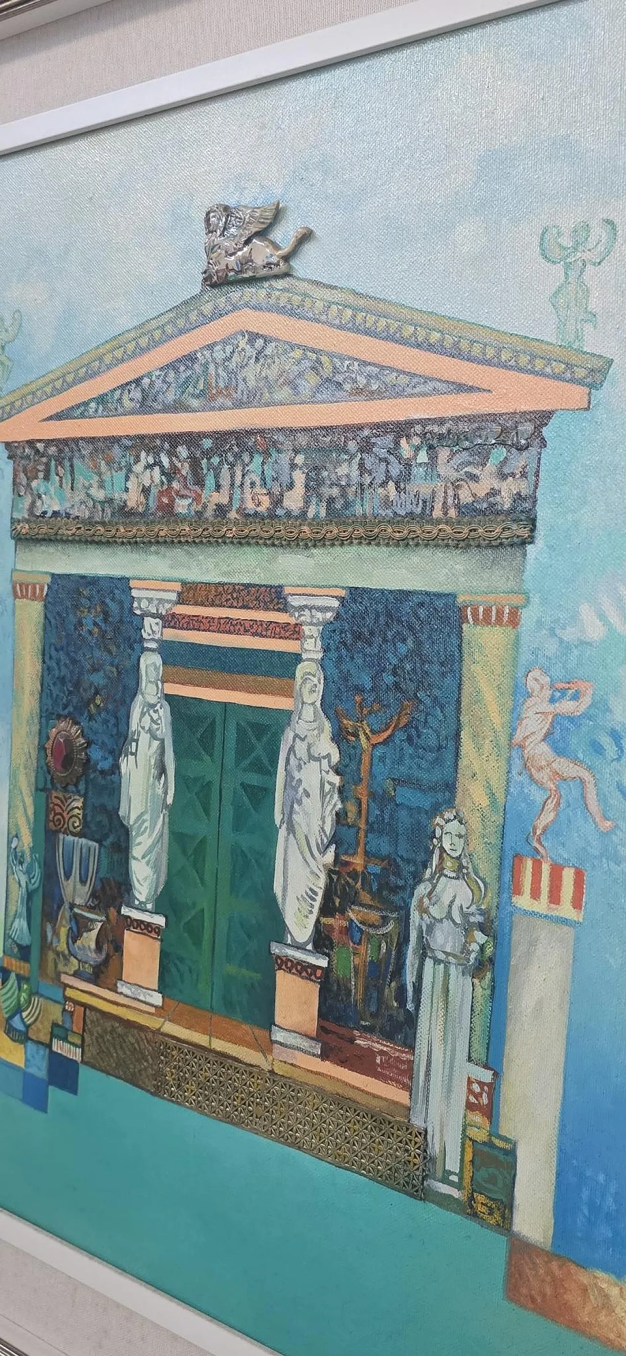 The Treasure of Siphnos, material painting with relief, 1990s 14