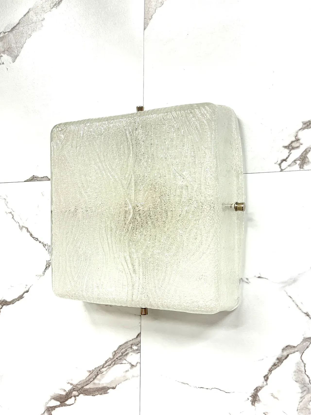 Glass sconce attributable to Kalmar, 1930s 4