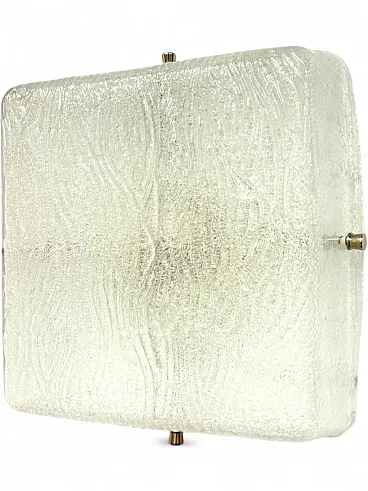 Glass sconce attributable to Kalmar, 1930s